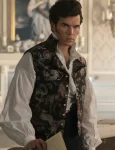 Luke Newton Bridgerton Season 03 Colin Bridgerton Printed Vest