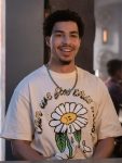 Marcus Scribner Grown-ish Season 06 Printed White Shirt