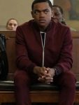 Michael Rainey Jr. Power Book Ii Ghost Series Maroon Bomber Jacket