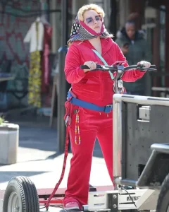 Nicola Coughlan Big Mood 2024 Tv Series Maggie Red Jacket