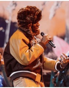 Rema 2024 Brit Awards Leather Jacket