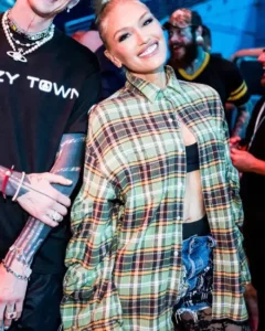 51st CMA Fest 2024 Gwen Stefani Button Checked Shirt