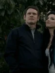 Blake Back To Black 2024 Jack O'connell Black Bomber Jacket