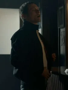 Blake Back To Black 2024 Jack O'connell Black Jacket.