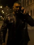 Dave Bautista The Killer’s Game Joe Flood Black Leather Jacket