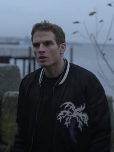 Gianni Paolo Power Book II Ghost Tv Series Brayden Weston S04 Black Varsity Bomber Jacket.