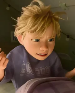 Inside Out 2 Animated Movie Riley Andersen Purple Shirt For Women.