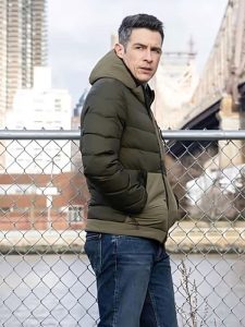 John Boyd FBI Tv Series S06 Special Agent Stuart Scola Green Hooded Jacket