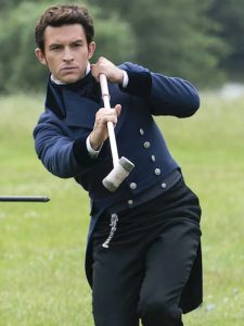 Jonathan Bailey Bridgerton Tv Series Lord Anthony Bridgerton Blue Tailcoat.