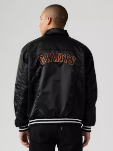 Levis x Starter San Francisco Giants Black Varsity Jacket