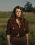 Lily Pierce Film Wild Eyed And Wicked 2024 Molly Kunz Cropped Jacket
