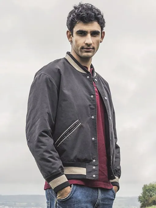 Tv Series A Good Girl’s Guide To Murder 2024 Zain Iqbal Black Bomber Jacket Tv Series A Good Girl’s Guide To Murder 2024 Zain Iqbal Black Bomber Jacket