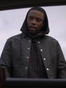 Woody Mcclain Power Book II Ghost Tv Series S04 Black Leather Jacket