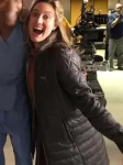 Young Sheldon 2024 Zoe Perry Puffer Trench Jacket