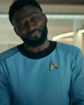 Babs Olusanmokun Star Trek Strange New Worlds Tv Series Dr. M'benga Blue Uniform Jacket