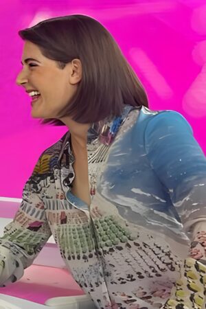 Daryn Carps Beach Print Shirt