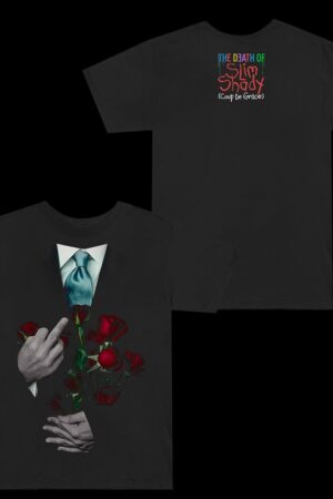 Eminem Middle Finger Roses T-Shirt