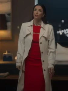 Eva Longoria Land Of Women 2024 Gala White Trench Coat