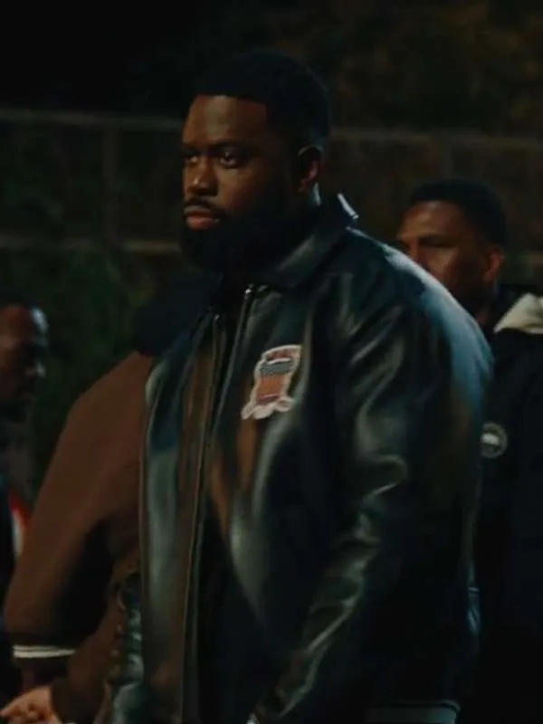 Ghetts Supacell Tv Series Krazy Black Leather Jacket Ghetts Supacell Tv Series Krazy Black Leather Jacket