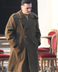 Jackson Across The River And Into The Trees Josh Hutcherson Brown Wool Coat