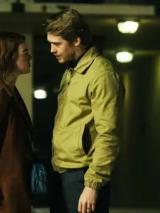 Joe Alwyn Movie Kinds Of Kindness 2024 Joseph Beige Cotton Jacket.