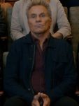 John Kreese Cobra Kai Tv Series S03 Martin Kove Blue Cotton Jacket