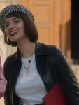 Layna Sheppard Land Of Women 2024 Maggie Black Leather Jacket