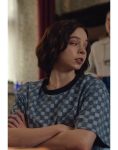 Pip Fitz-amobi Series A Good Girl’s Guide To Murder 2024 Emma Myers Checkered T-shirt