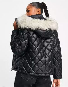 Sabrina Clarke Series Supacell 2024 Nadine Mills Black Quilted Jacket