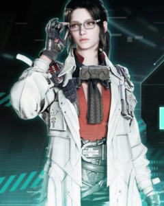 Video Game The First Descendant Gley White Trench Coat