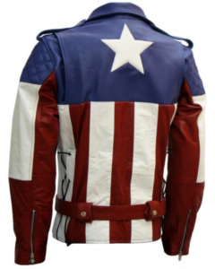 Avenger Hot Version Captain America Leather Jacket.