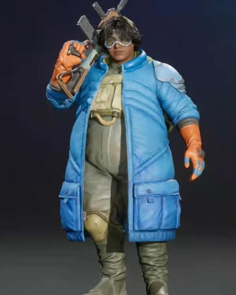 Daw Concord 2024 Video Game Blue Costume Bomber Coat Daw Concord 2024 Video Game Blue Costume Bomber Coat