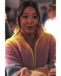 Emily-In-Paris-S04-Ashley-Park-Ombre-Fleece-Jacket