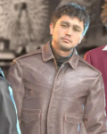 Eric Tomizawa Like A Dragon Infinite Wealth Brown Jacket
