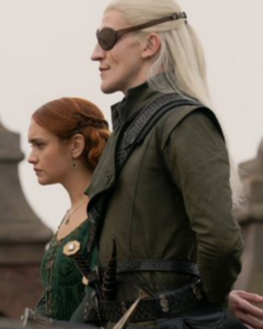 Ewan Mitchell Tv Series House Of The Dragon Prince Aemond Targaryen Green Coat