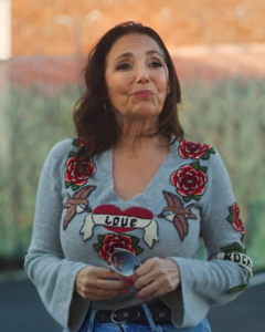 Hustlers Take All 2024 Carole Davis Knitted Embroidered V Neck Sweater