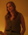 Hustlers Take All 2024 Kyla Burke Knitted Sleeveless Cardigan Vest