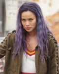 Jamie Chung The Gifted Tv Series Blink Green Cotton Lace-up Sleeves Jacket