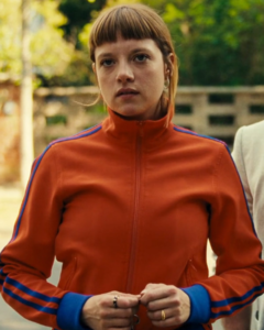 Jella Haase Tv Series Kleo 2024 Orange Track Jacket
