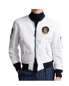 Paris 2024 Olympics Shaun Opening Ceremony Team Usa Bomber Jacket