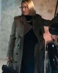 Petra Koenig Industry S03 Sarah Goldberg Gray Trench Coat