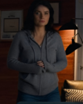 Amelia Sacks Tv Series The Perfect Couple 2024 Eve Hewson Grey Hoodie
