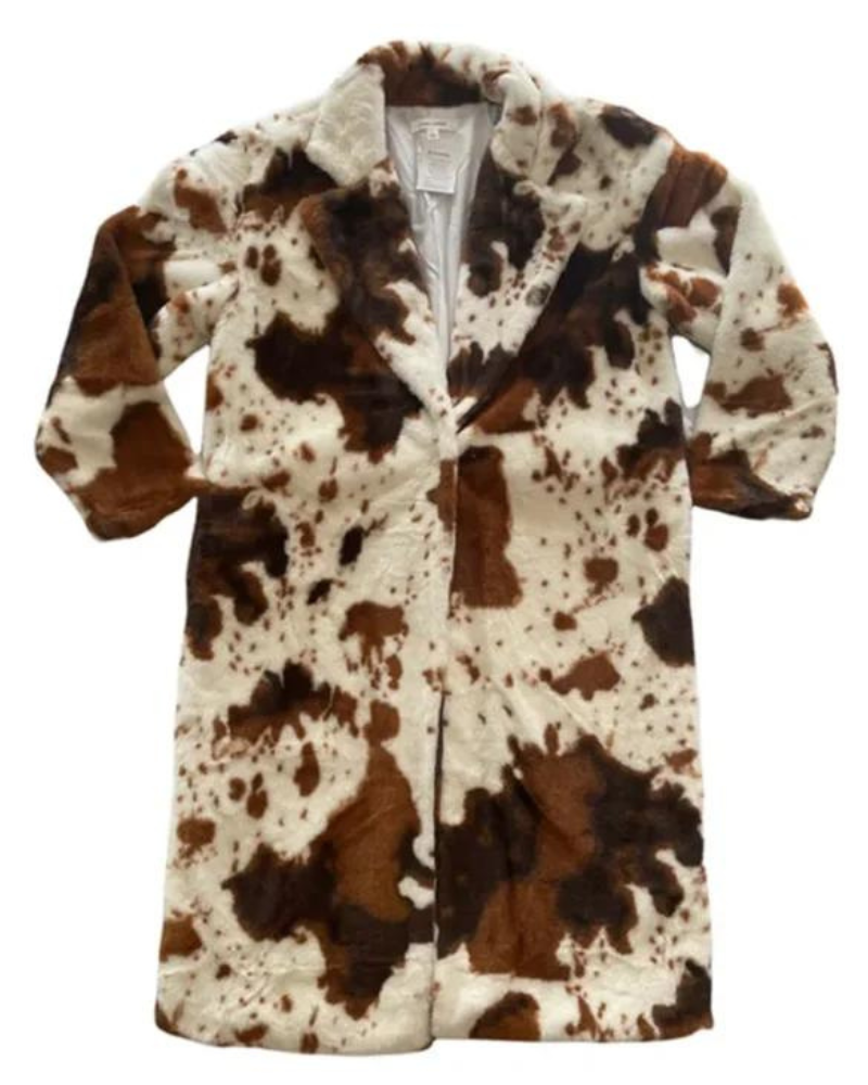 Buy Cowhide Fuzzy Colorblock Fur Leather Jacket Buy Cowhide Fuzzy Colorblock Fur Leather Jacket