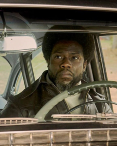 Kevin Hart Fight Night The Million Dollar Heist 2024 Gordon Chicken Man Brown Jacket