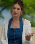 Lolly Film The Magic Of Lemon Drops 2024 Lyndsy Fonseca White Cardigan