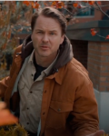 Mark Wallace Tv-movie Falling Together 2024 Paul Campbell Hooded Brown Jacket