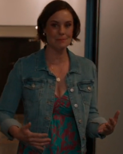 Natalie Calder Tv-movie Falling Together 2024 Ashley Williams Blue Denim Jacket