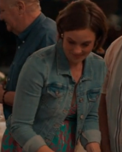 Natalie Calder Tv-movie Falling Together 2024 Ashley Williams Denim Jacket