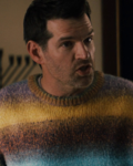 Sasha Nobody Wants This 2024 Timothy Simons Rainbow Knitted Jumper