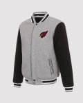 Arizona Cardinals Grayblack Wool Varsity Jacket